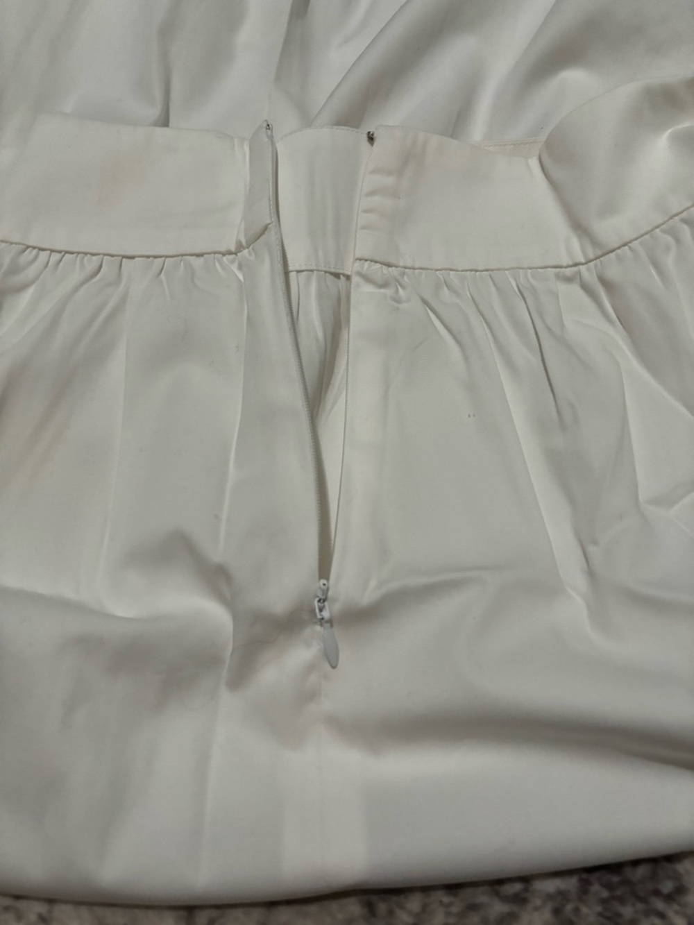 Sezane Siloe Linen Skirt Elegant White - Picture 6 of 7